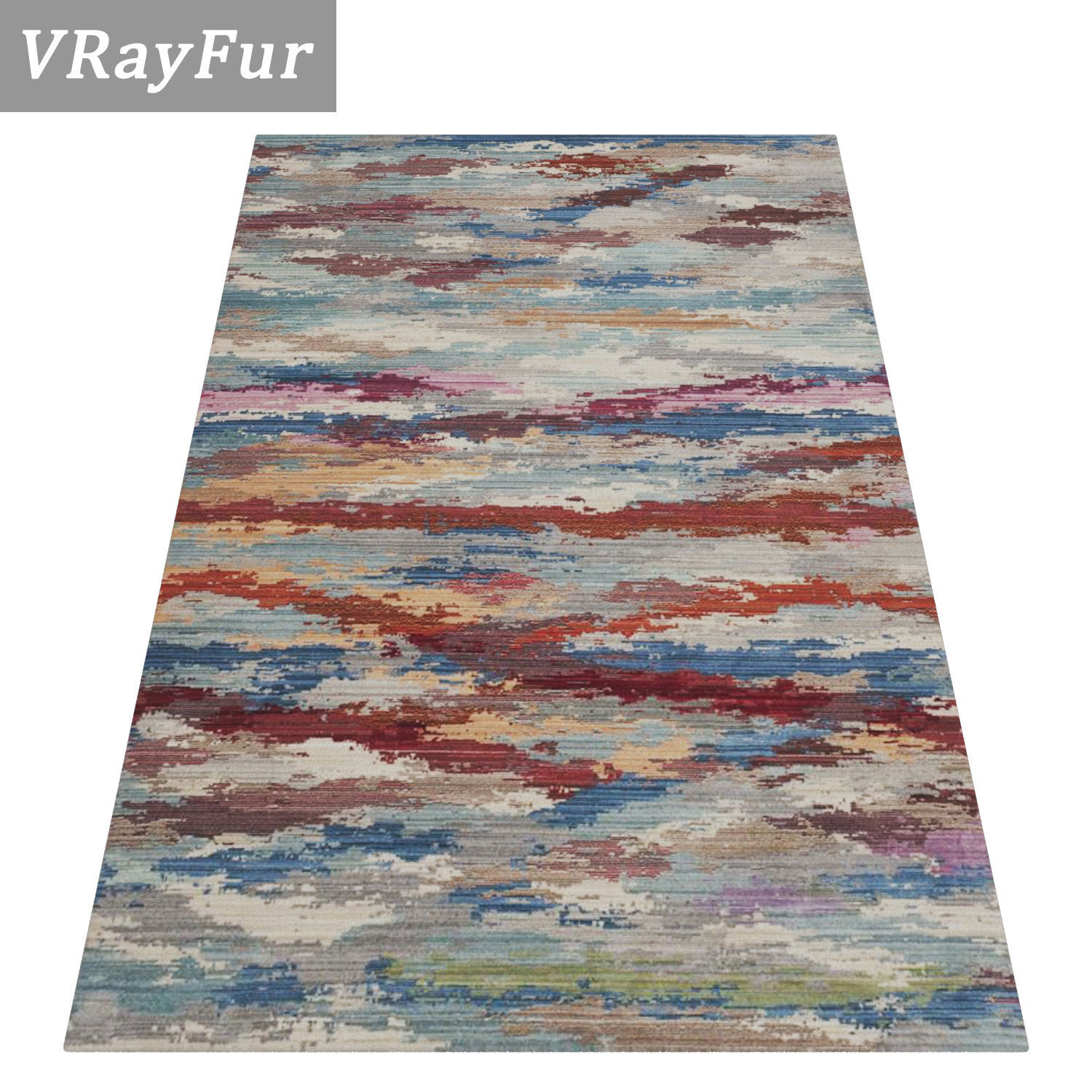 Rug Set 500 3D model_2