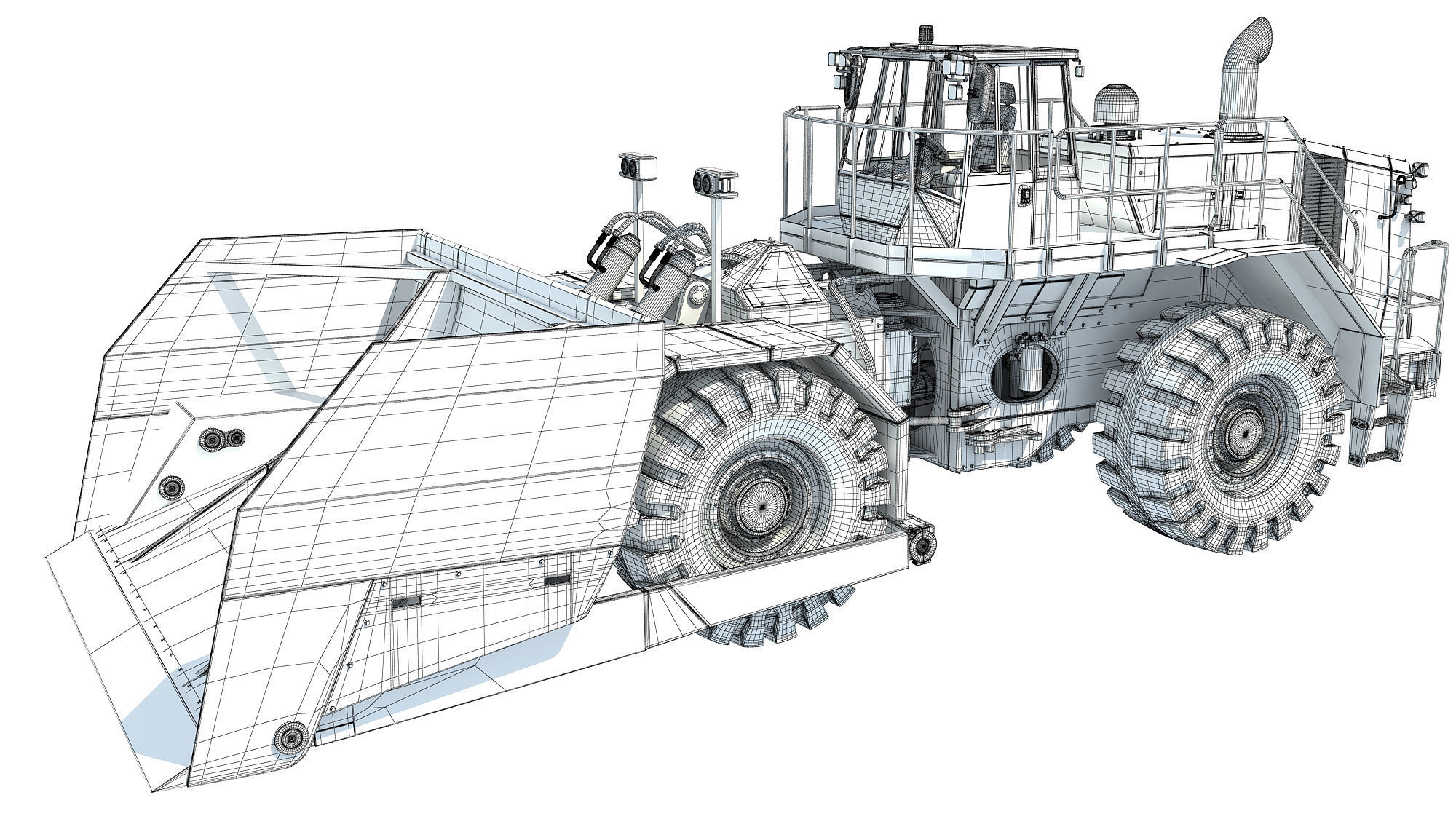 Scoop Dozer 3D model_14