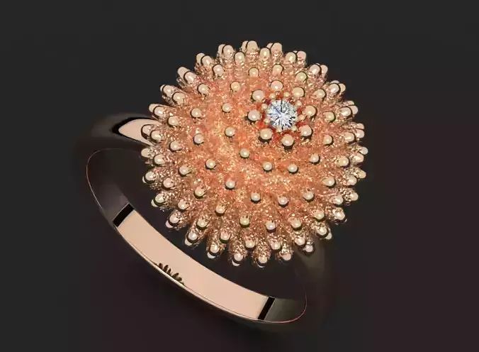 Stylish cactus ring 508