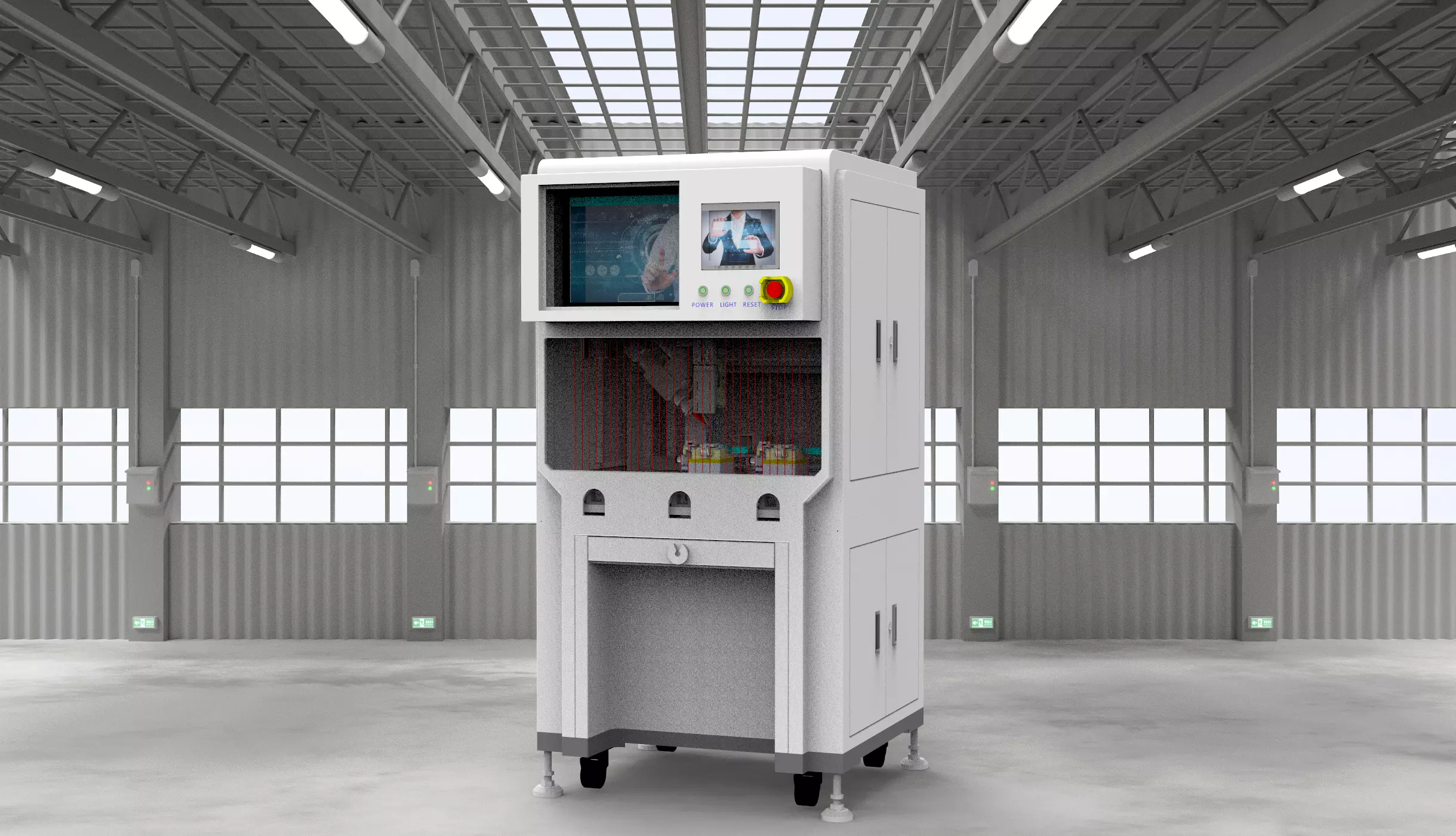 Laser engraving machine 3D model