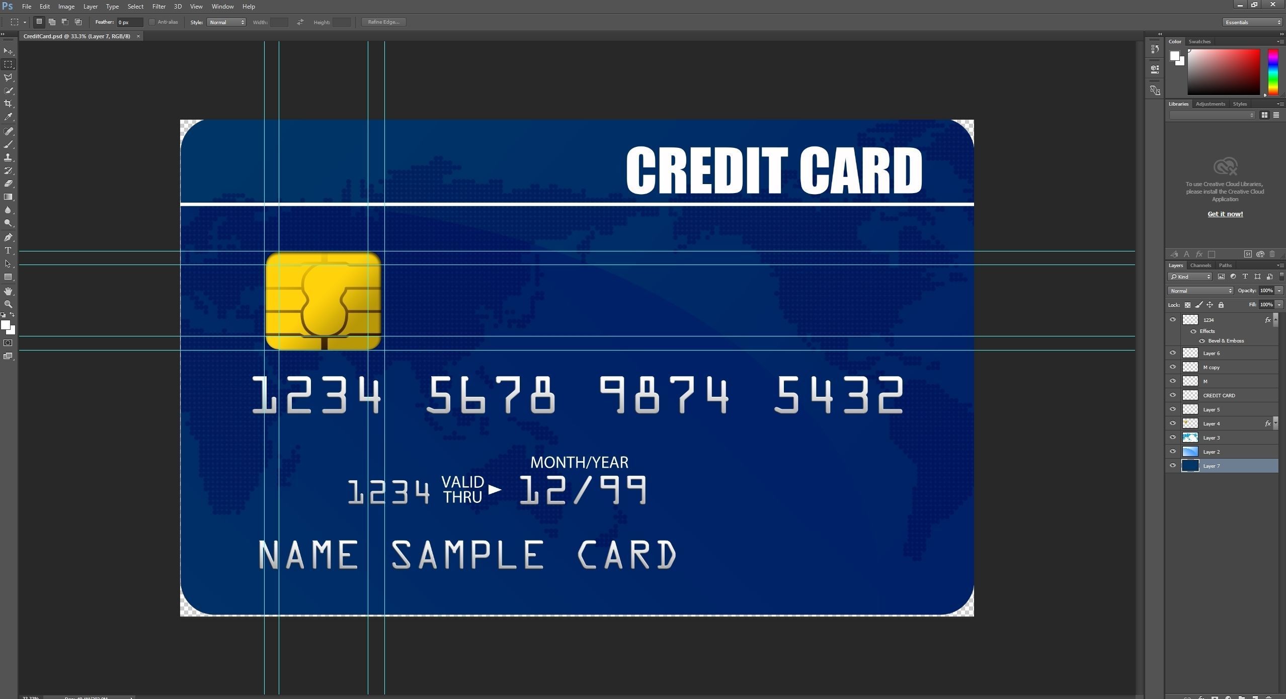 Credit Card 3D model_3