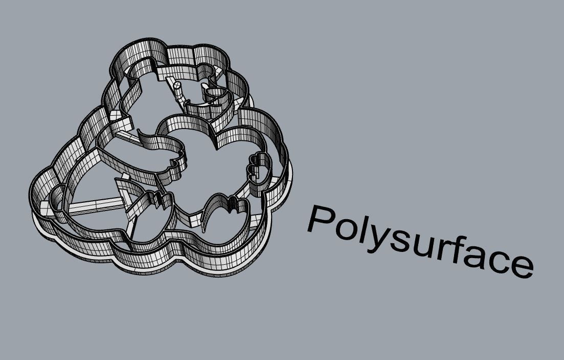 Teddy bear cookie cutter v3 3D print model_3