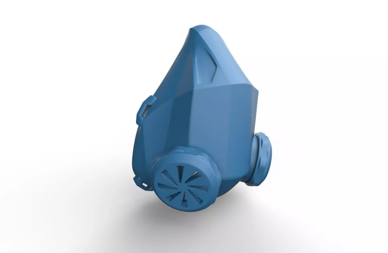 3d Print  Respirator Face Mask  Free 3D print model_0