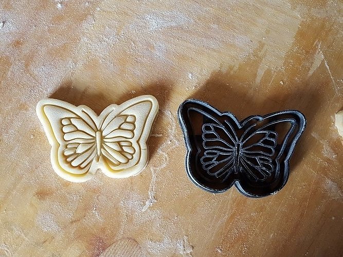 Butterfly cookie cutter 3D print model