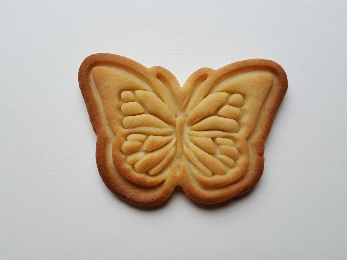 Butterfly cookie cutter 3D print model_1
