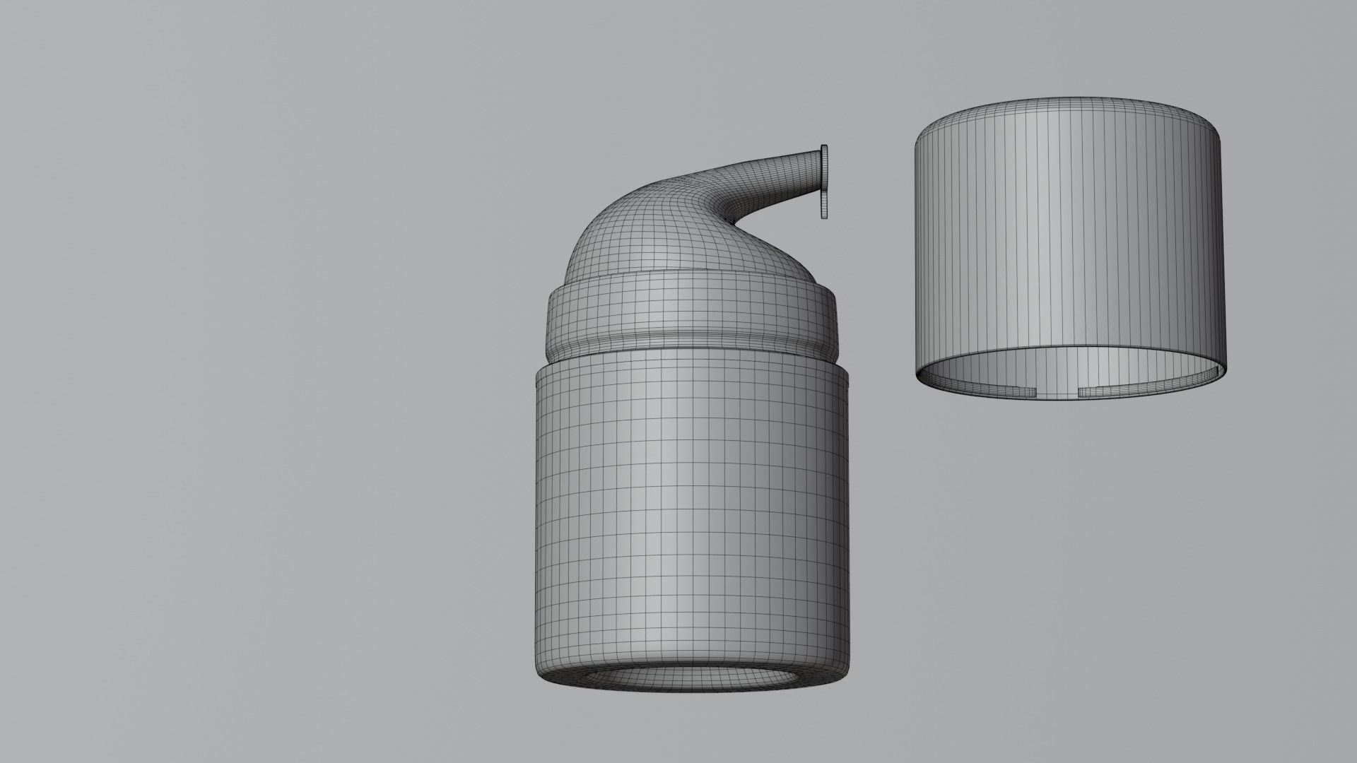 Airless Pump Bottle 3D model_11