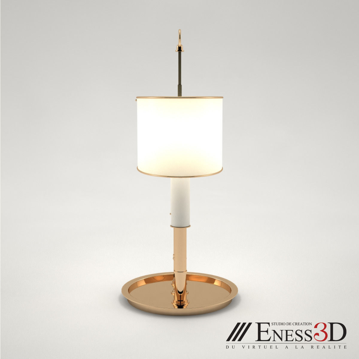 Pro - Bouillotte Consulat 2 light 4948 Chevillard 3D model_3