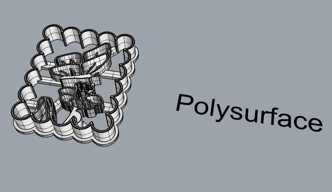 Butterfly cookie cutter v2 3D print model_3