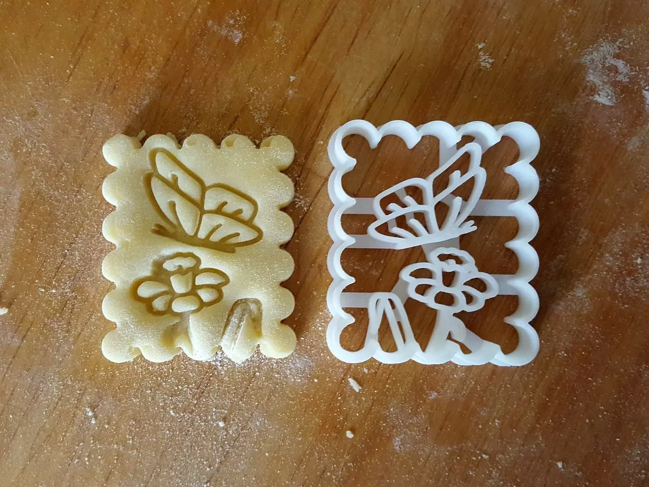 Butterfly cookie cutter v2 3D print model_0