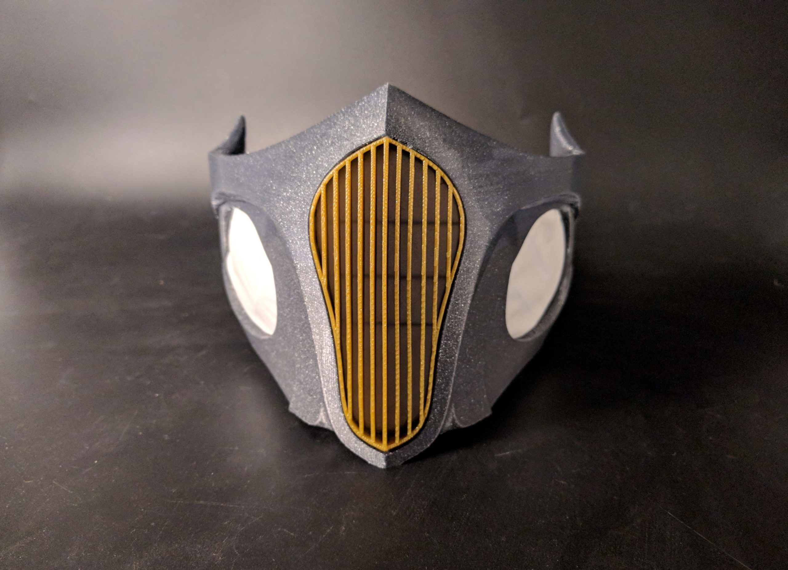 Respirator - Breathing Mask With HEPA Filter Free 3D print model_2