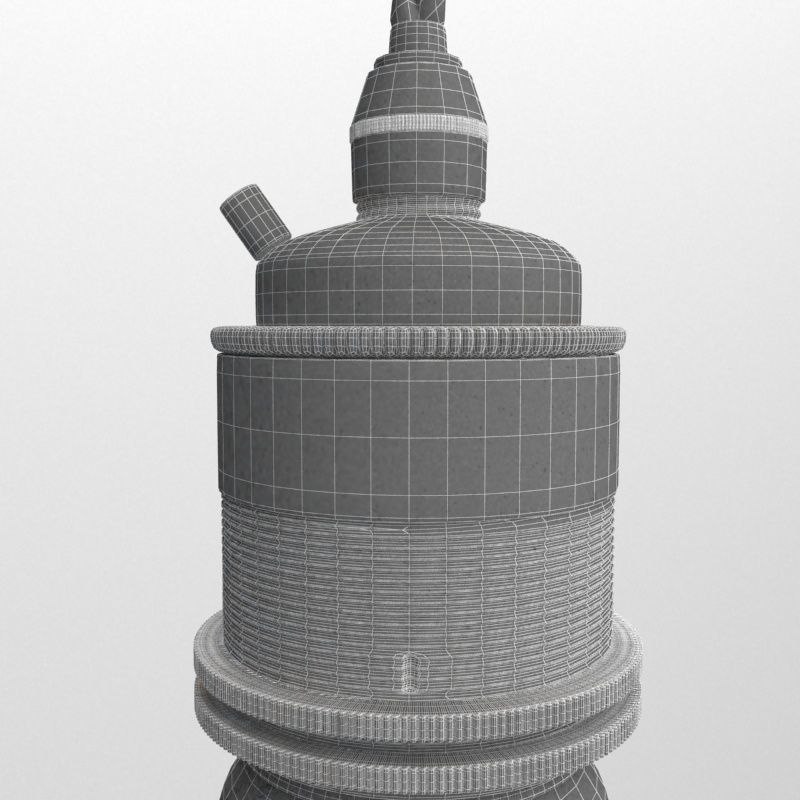 Vintage lamp 02 3D model_6