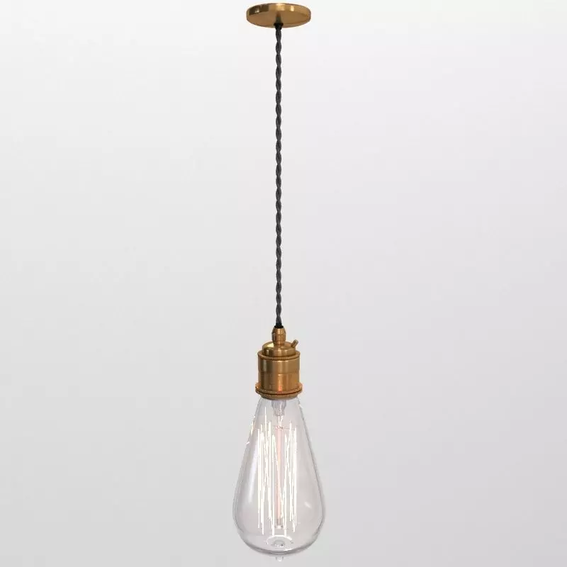 Vintage lamp 02 3D model_0