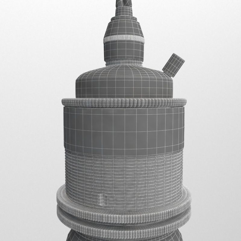 Vintage lamp 02 3D model_1