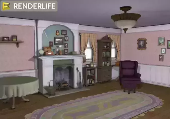 Old farmhouse living room