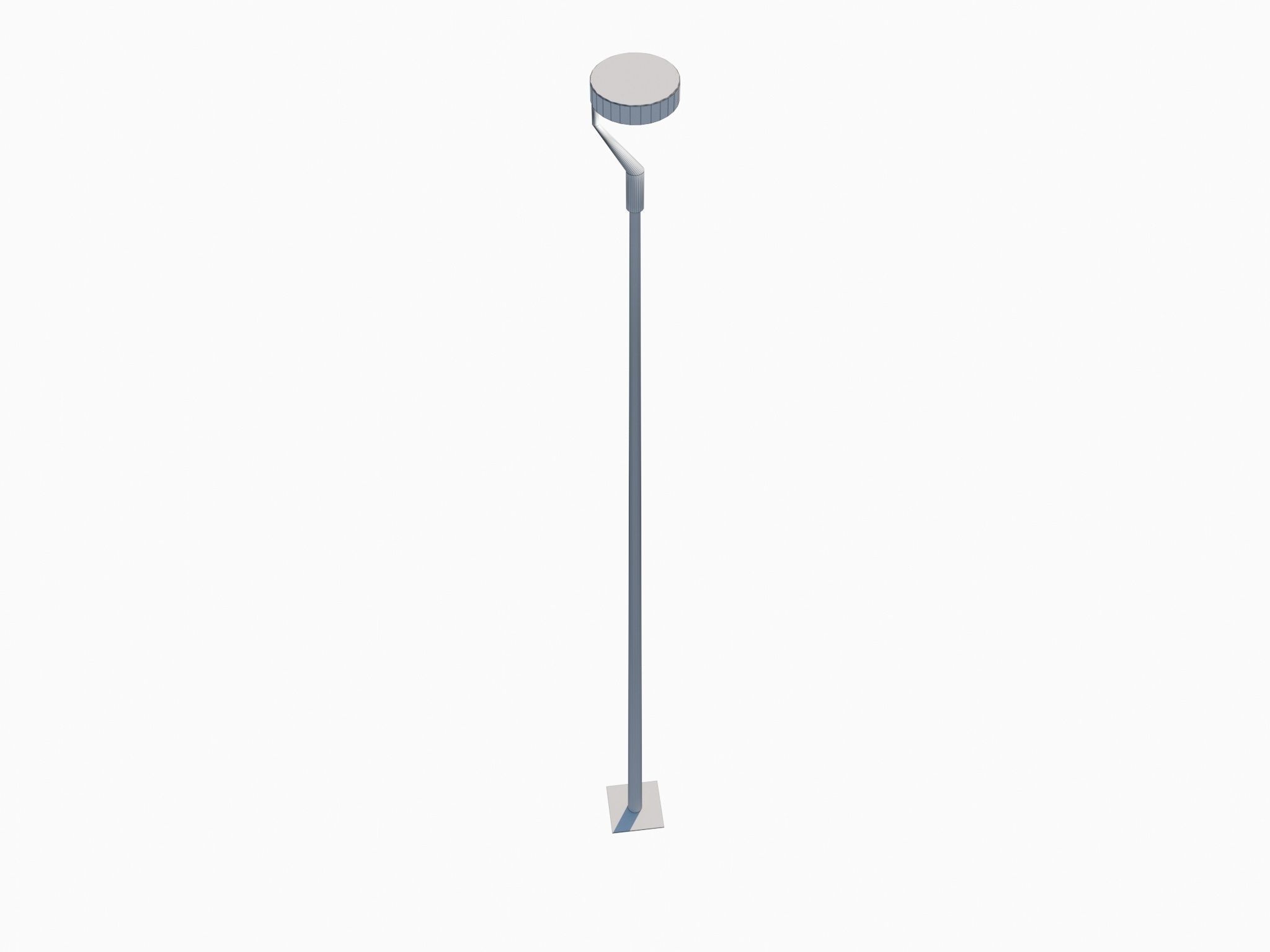 Astro Light-pole Low-poly 3D model_2