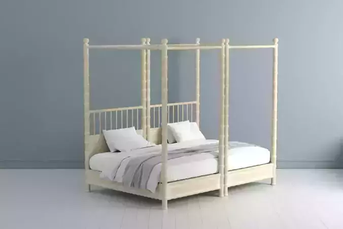 Bamboo Bed - Single and Double