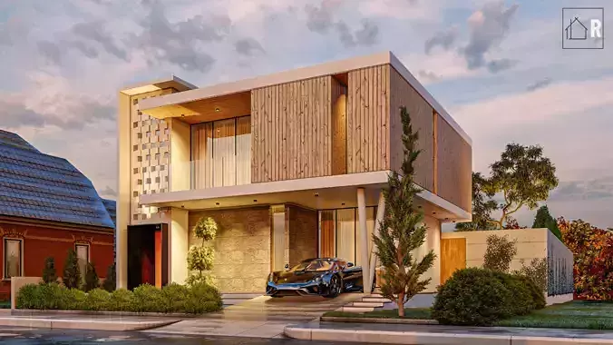 Modern House 3D model