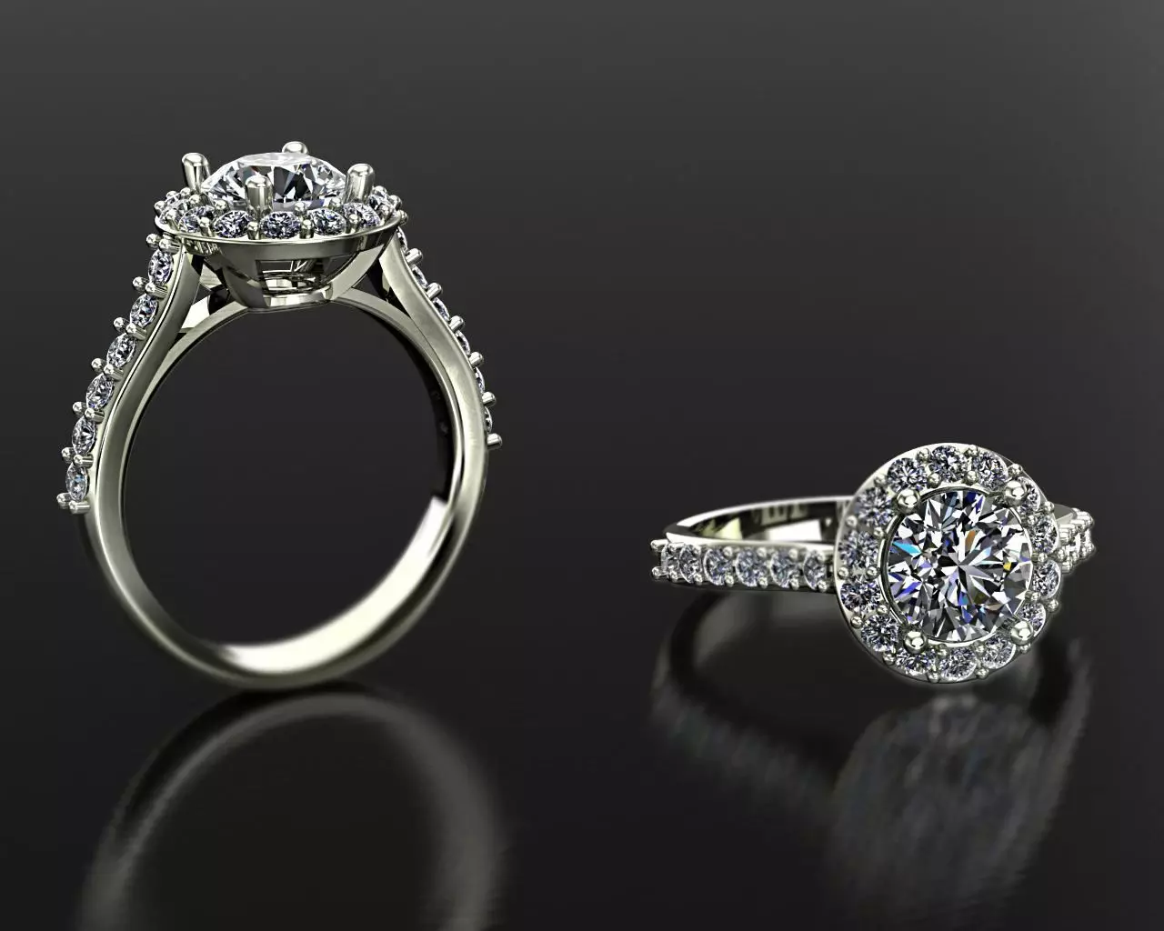 Graff 3D ring 3D print model_0