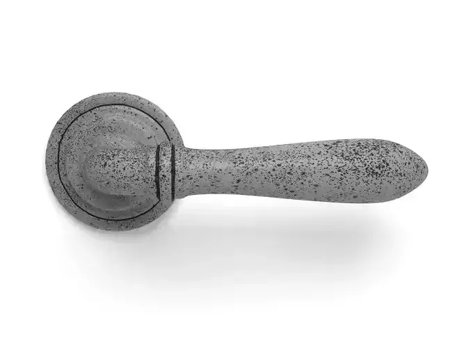 Door Handle Interior Fumed Brass