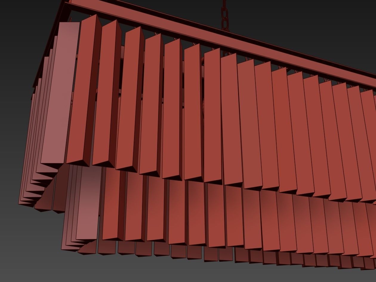 3 type Restoration Hardware Chandelier Set 001 3D model_2