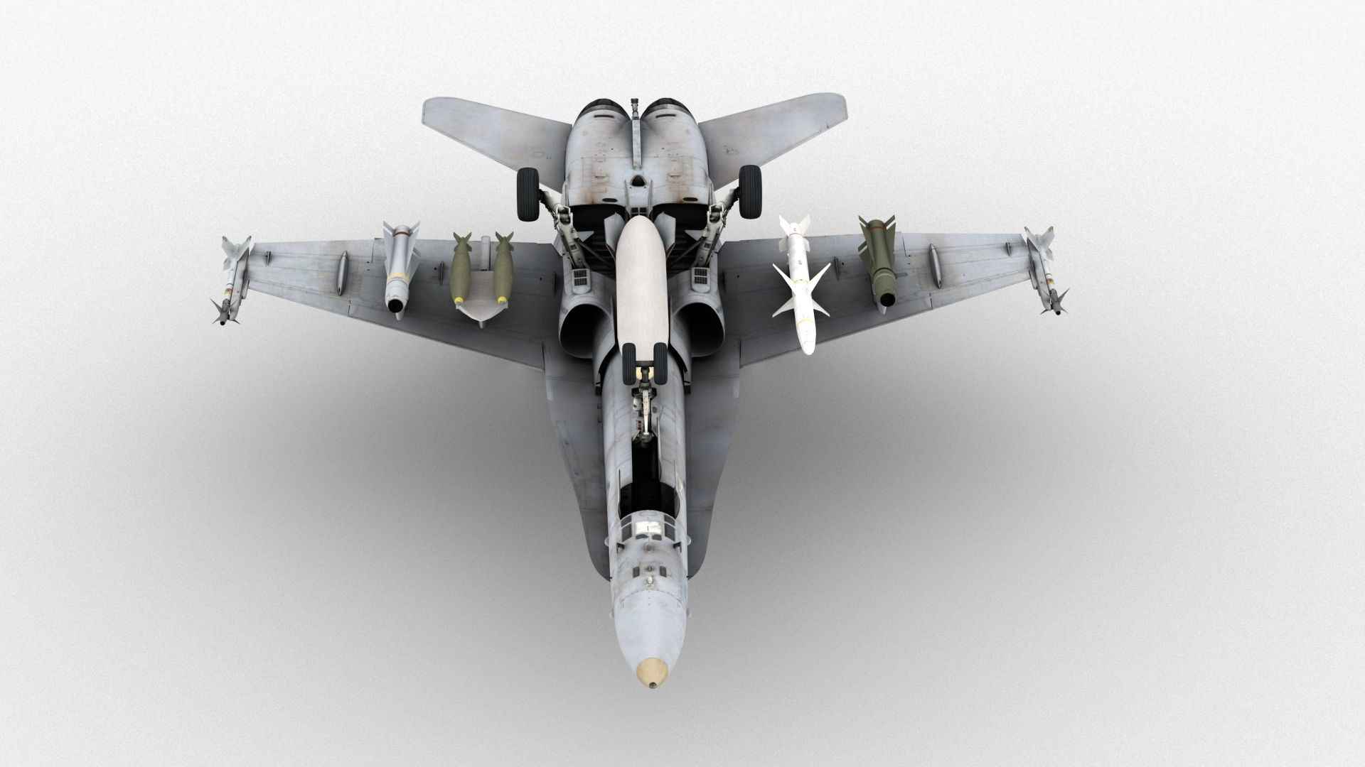 FA - 18C Super Hornet - Element 3D 3D model_13