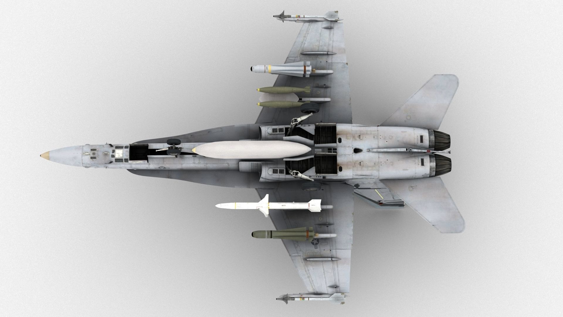 FA - 18C Super Hornet - Element 3D 3D model_17