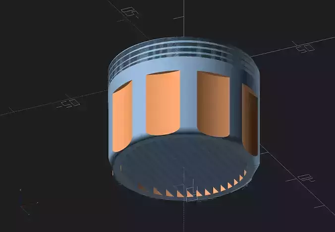 Laminar Flow Faucet Nozzle M20 3D print model
