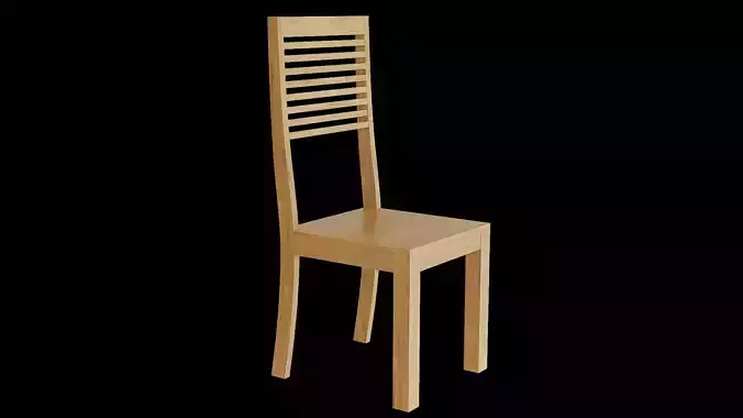 Chair wooden 07