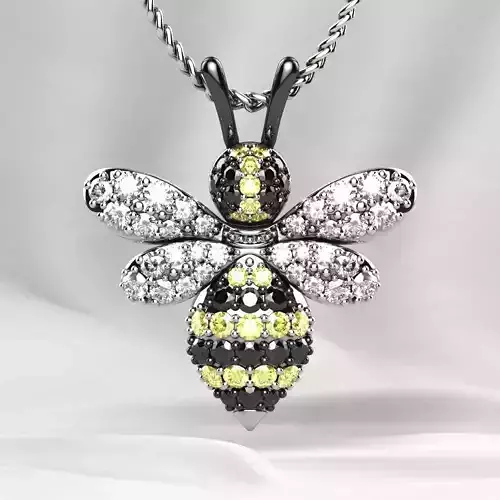 Bee Gold Pendant