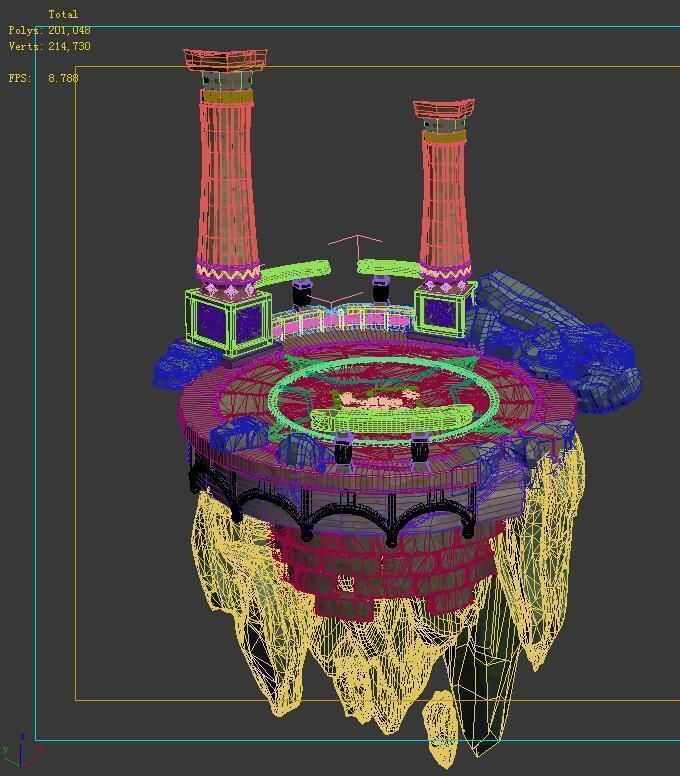 The moon Mountain peaks - Clan answer Shitai 3D model_7