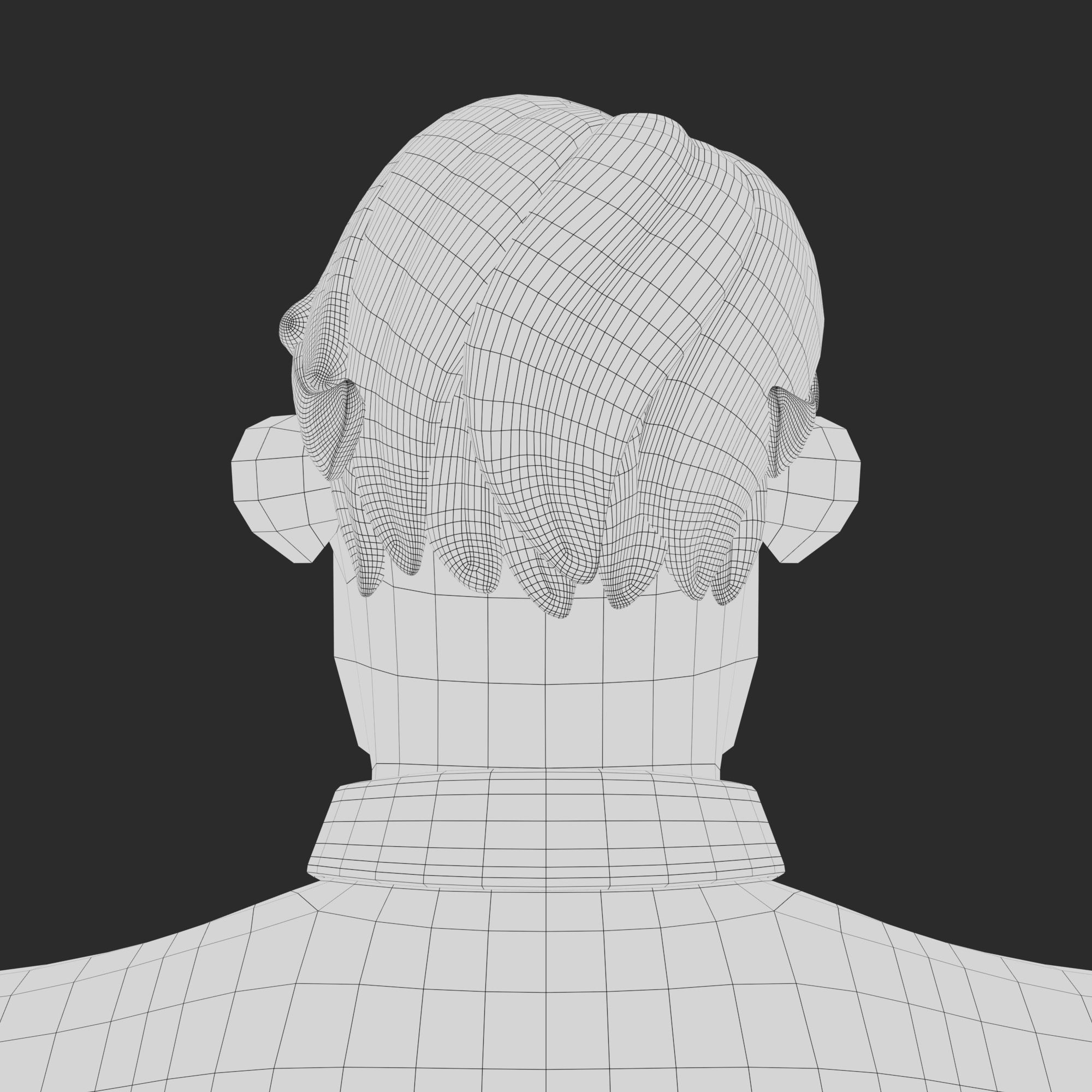 Cartoon Man Rigged V02 Low-poly 3D model_23