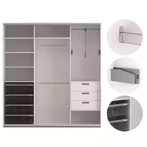 Wardirobe wardrobe with drawers and shelves bedroom furniture sets home