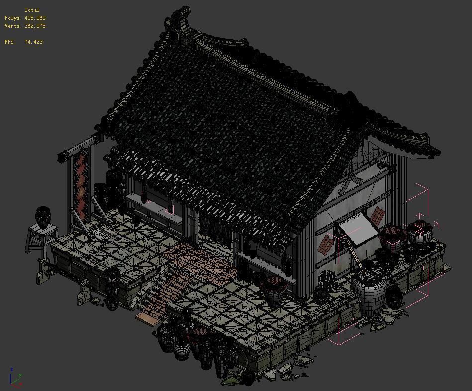 City Building - Wine Stores 05 3D model_3