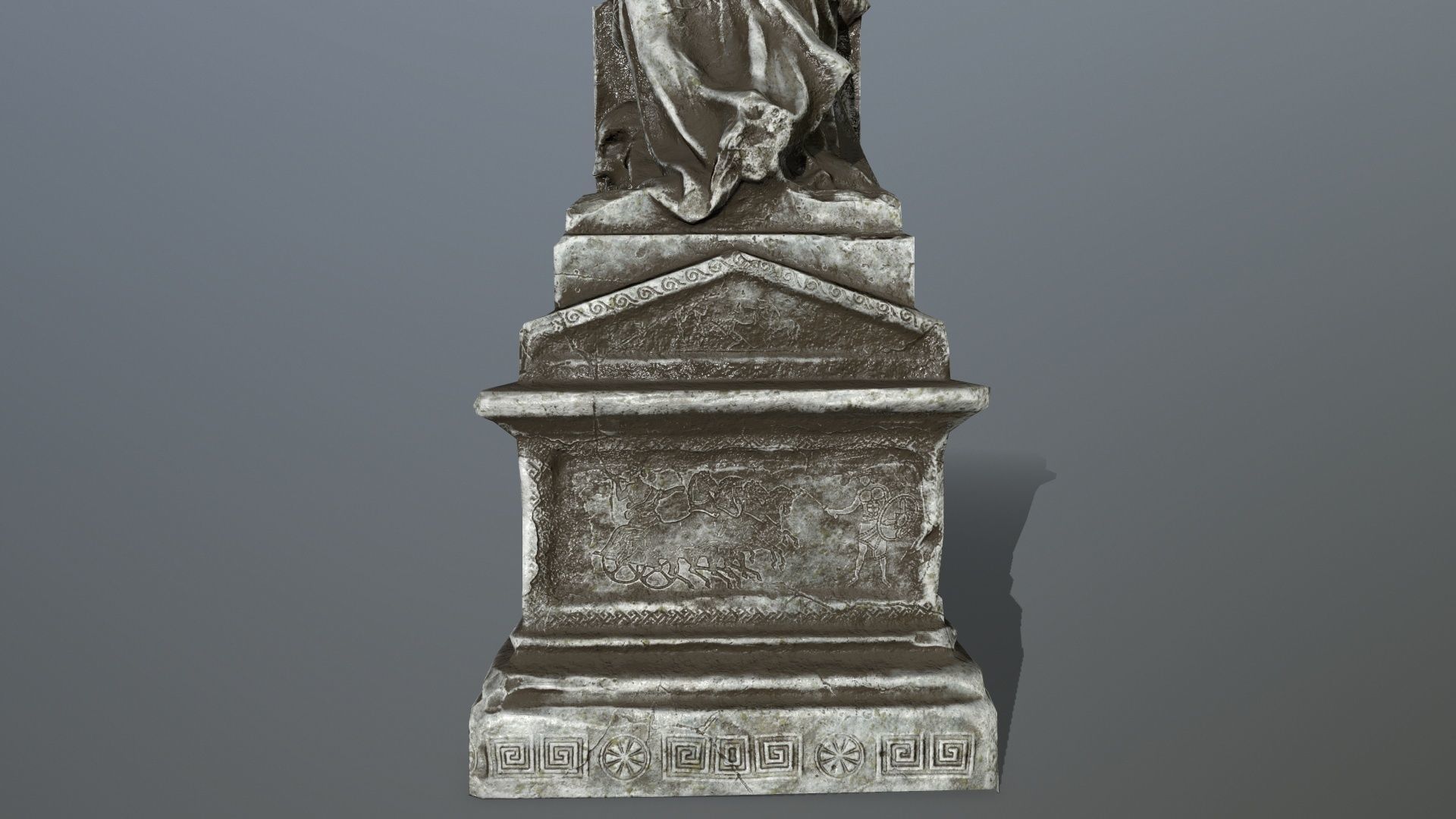 statue Low-poly 3D model_5