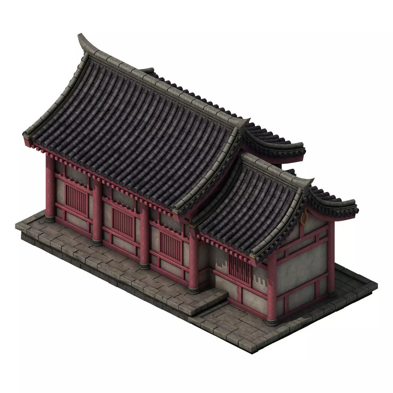 City Building - Small House 044 3D model_0