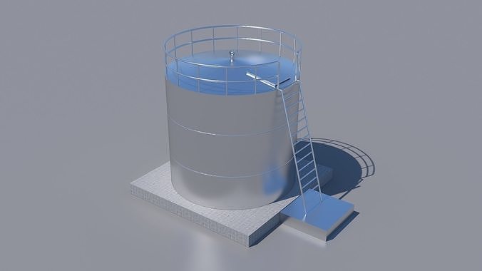 Water tank 3D model