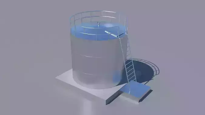 Water tank 3D model