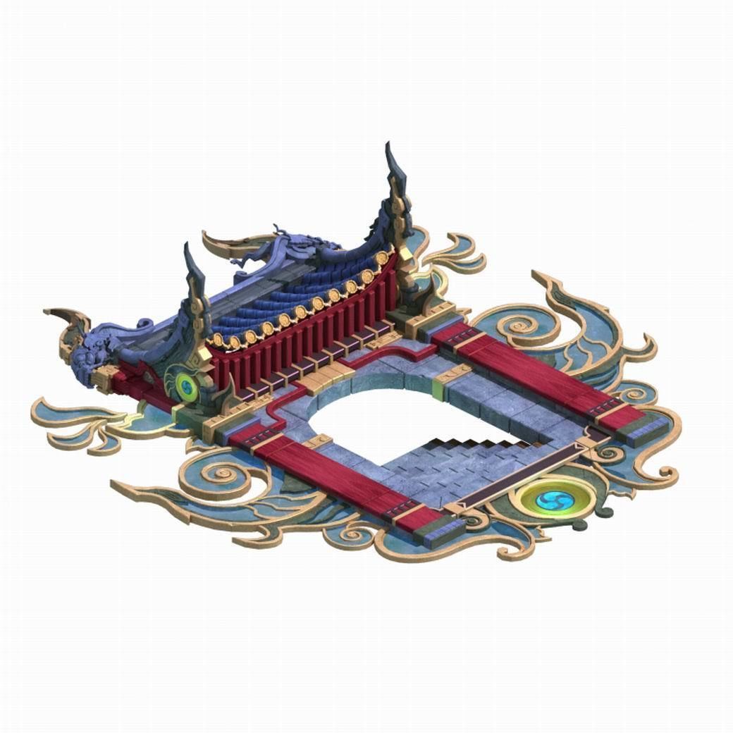 Hell construction - the entrance of the government 3D model_1