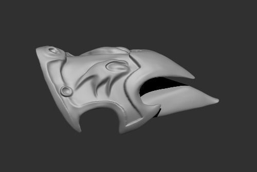 Female armor wearable armor female for cosplay 3D print model_5