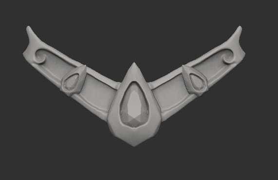 Female armor wearable armor female for cosplay 3D print model_24