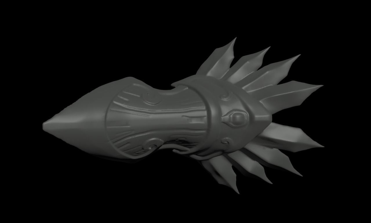 Female armor wearable armor female for cosplay 3D print model_2