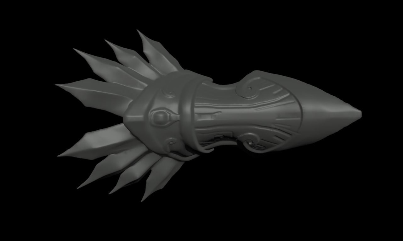 Female armor wearable armor female for cosplay 3D print model_3