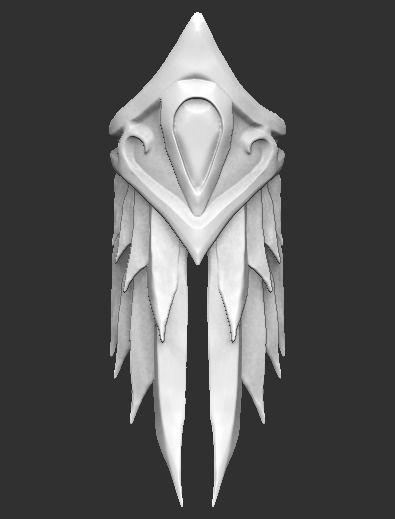 Female armor wearable armor female for cosplay 3D print model_21