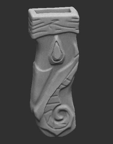 Female armor wearable armor female for cosplay 3D print model_11