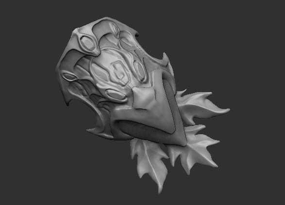 Female armor wearable armor female for cosplay 3D print model_19