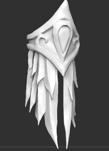 Female armor wearable armor female for cosplay 3D print model_22