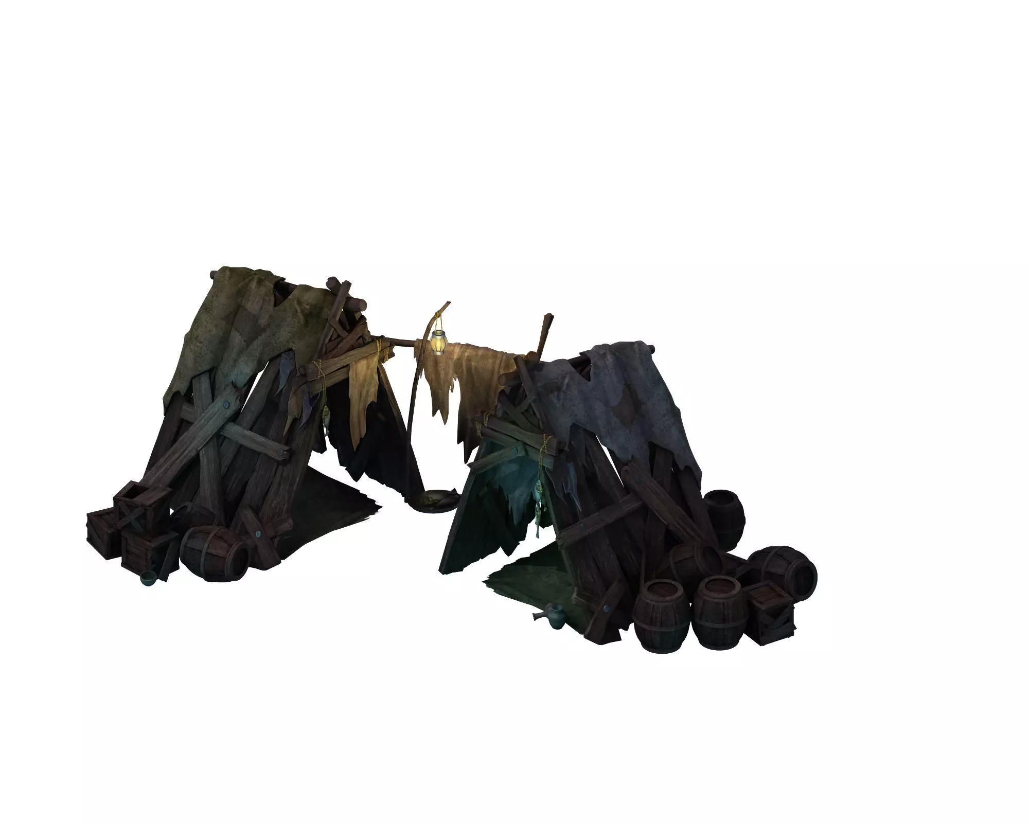 Nightmare Bay - Chalet 01 3D model_0