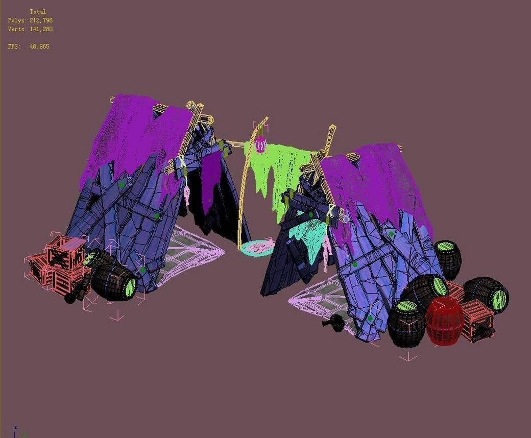 Nightmare Bay - Chalet 01 3D model_6