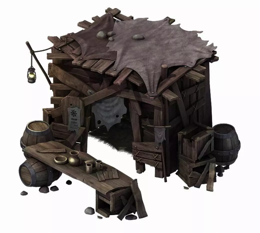 Nightmare Bay - Cottage 02 3D model_0