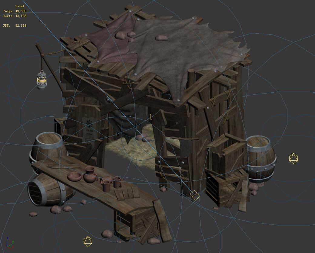 Nightmare Bay - Cottage 02 3D model_5